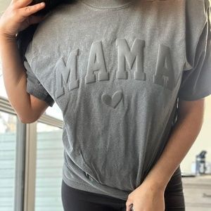 MAMA 3D Puff Print T-Shirt